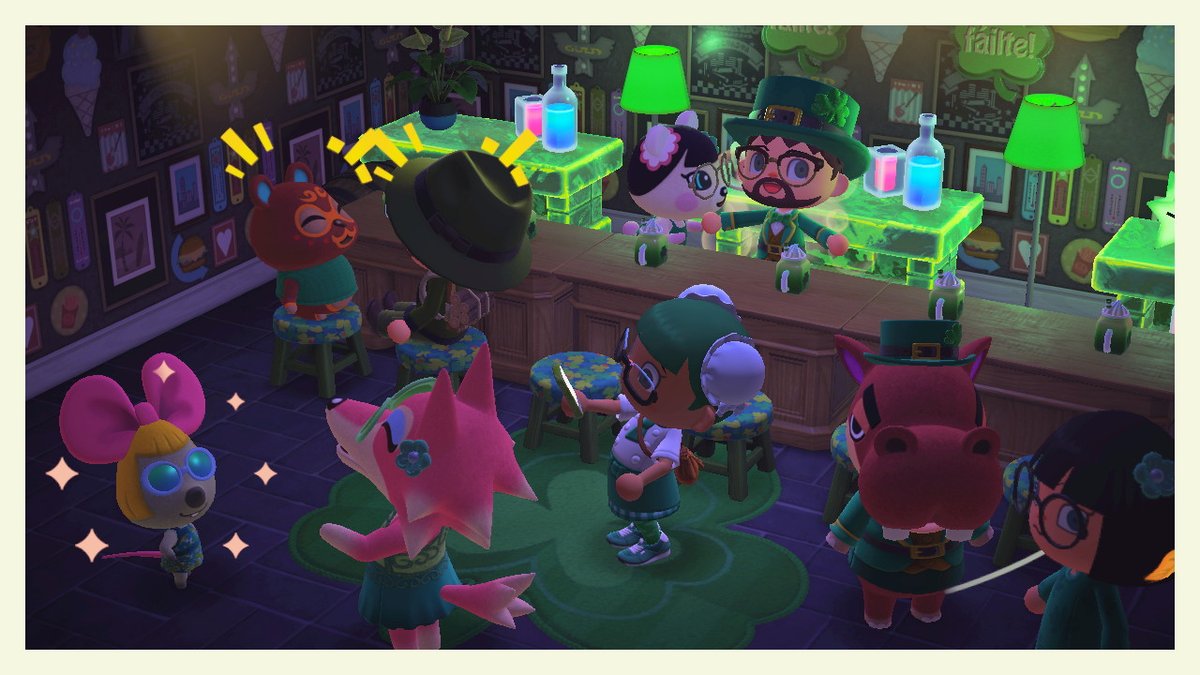 RT @d4wnguard: Have a Happy St-Patrick's Day everyone!
#St-Patrick'sDay #AnimalCrossing #ACNH #NintendoSwitch https://t.co/ij3R2nvyQ6