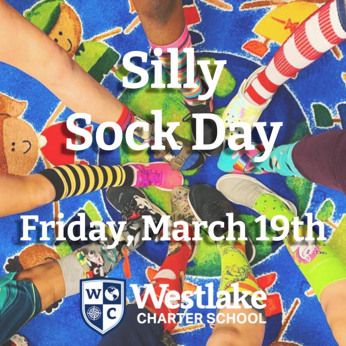 Westlake Charter Silly Sock Day Is Friday March 19th Take A Picture Of Your Silly Socks Post Your Picture To The Wave Facebook Group Twitter Or Instagram And Use The