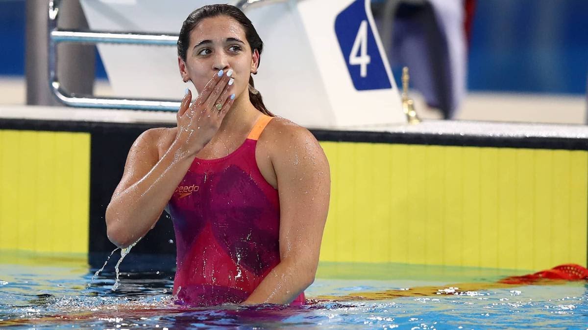 golandpop's tweet photo. 🏊🏻♀️ ¡A PURO NADO! Una prueba de fondo emocionante, 800 Metros Libres.
🥇 Delfina Pignatiello 🇦🇷
🥈 Kristel Kobrich 🇨🇱
🥉 Delfina Dini 🇦🇷
#SudamericanoAcuático #CADDA
📲 https://t.co/ToTnpDU7l3 https://t.co/6eDXofhFEw