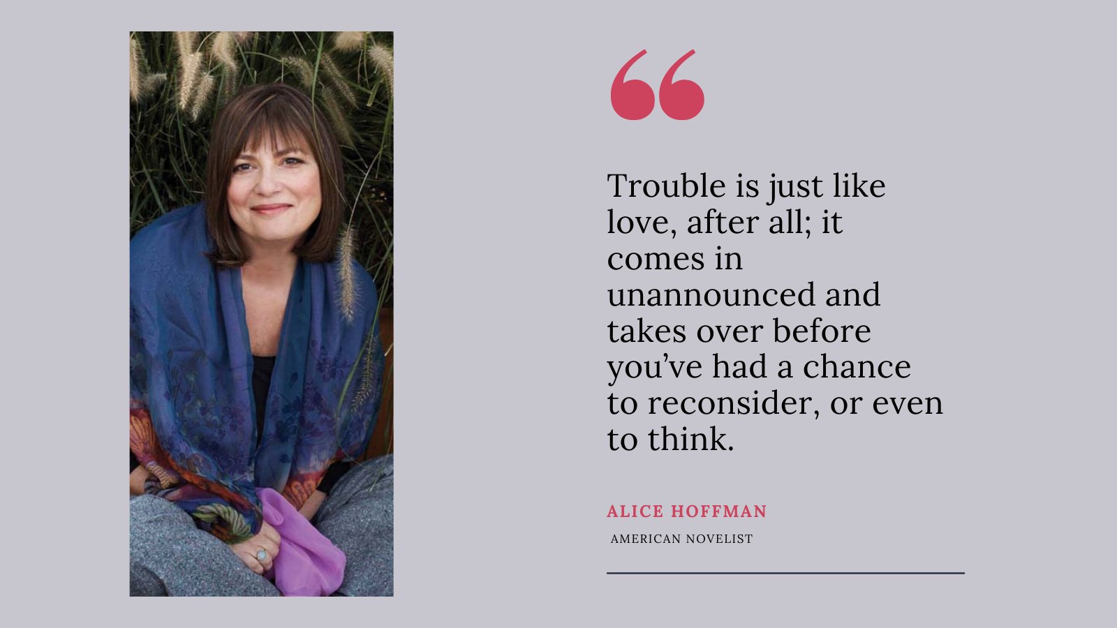 Happy Birthday to author What is your favorite Alice Hoffman novel? 