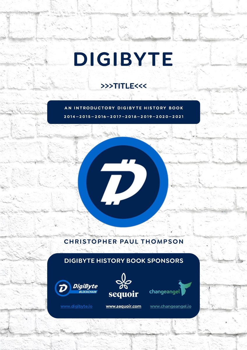 CryptoBooksAlt's tweet photo. Calling #DigiByte community to donate towards the #DGB history paperback book:
$DGB legacy: DKX6mDjpamxD9WKPPdcSM3neWuES7PzkEu
or DLRgkAC4EV16zR8G6auC5SC5viSn8LZiqp
Currently writing Chapter 8 - DigiByte Global Blockchain Summit (1st Jan 2019 to 1st May 2019) https://t.co/miYdIWDZiF