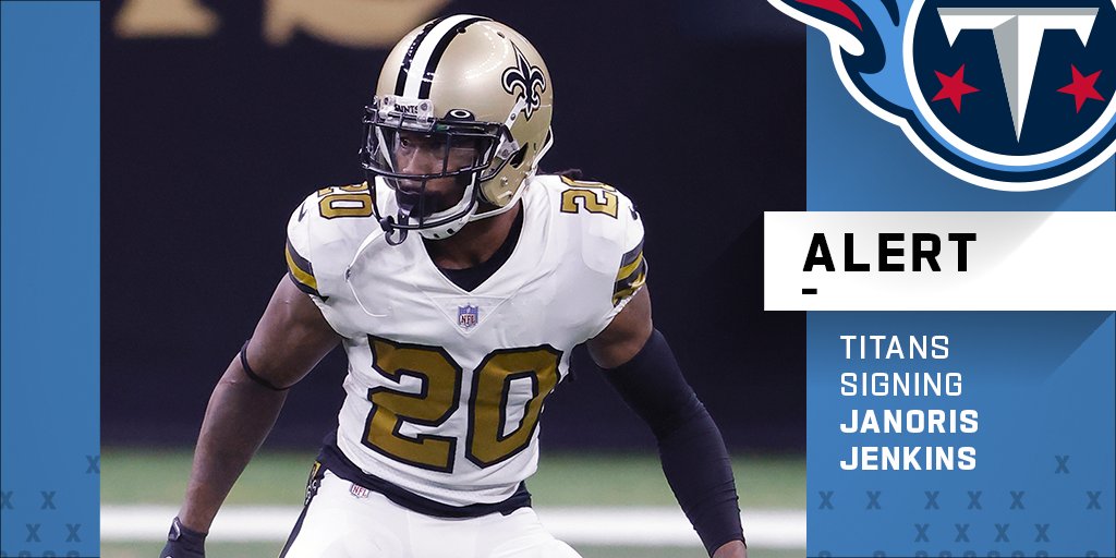 Titans agree to deal with CB Janoris Jenkins.