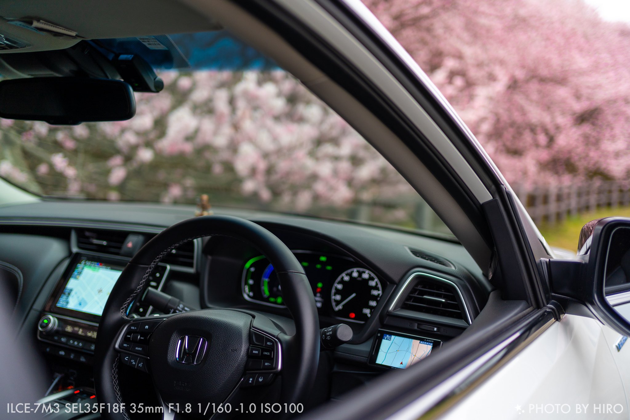 𝓗𝓲𝓻𝓸 チャイ斗 運転席越しの桜 インサイトのインパネシンプルで好き Insight Ze4 Honda Hybrid Sedan Interior Design Handle Sel35f18f インサイト ホンダ ハイブリッド 桜 さくら インパネ 運転席 インサイト乗りと繋がりたい