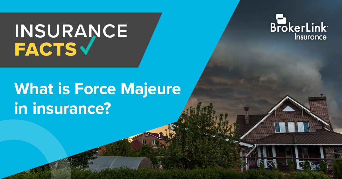 A force majeure clause can be included in a contract. The force majeure clause can allow a person to be released of liability. If you have any uncertainty about what's included in your policy, chat with one of our brokers to learn more. Call us today! #forcemajeure #insurance