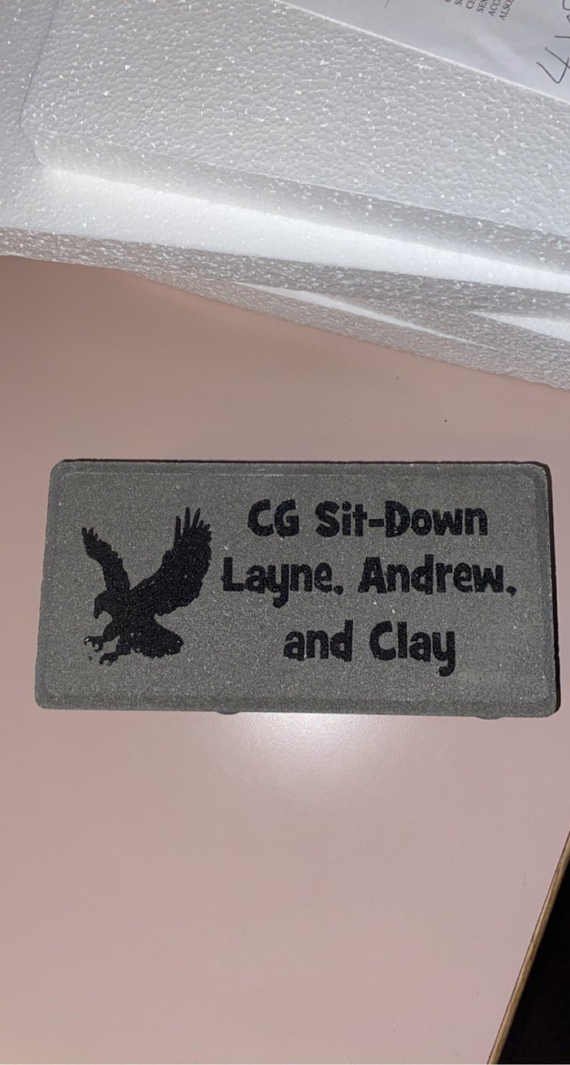 HUGE thank you to the Eagle Power Club for our brick!