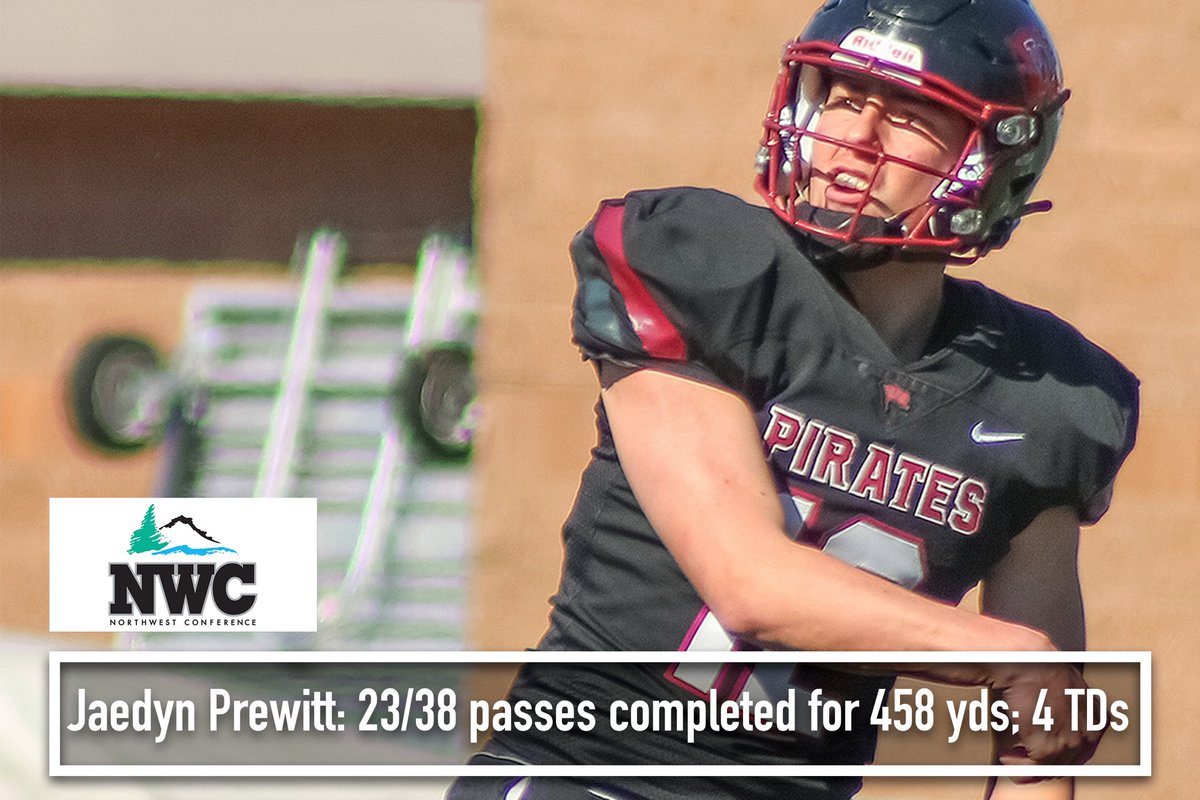 gobucs's tweet photo. Congratulations to our @northwestconf Football Offensive Student-Athlete of the Week, Jaedyn Prewitt❗️#BucsFB @WhitworthFB https://t.co/jrhwP6Ledd