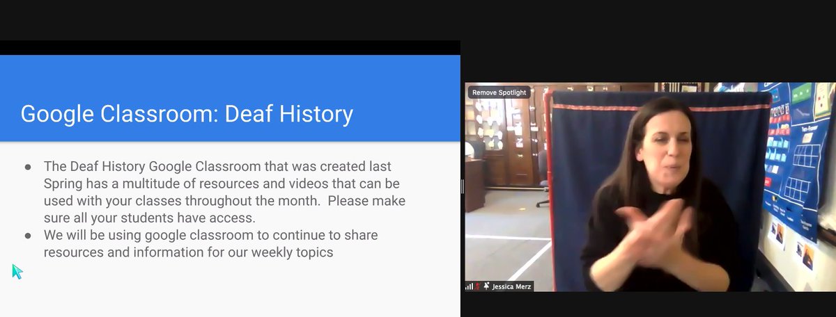 KatzenbachNJSD's tweet photo. MKSD kicked off Deaf History Month with a schoolwide Zoom assembly! #katzenbachschool #deafhistorymonth
@NewJerseyDOE https://t.co/DQf5TiwwvN