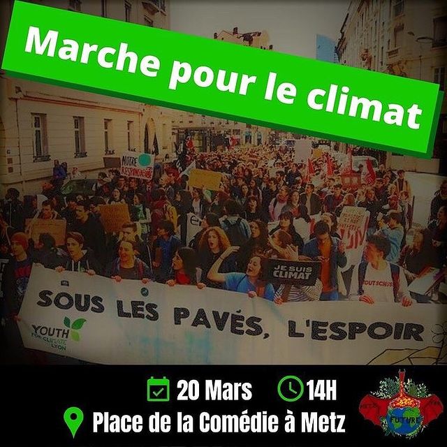 MetzClimat's tweet photo. #LoiClimat #YouthForClimateMetz #Metzlimat #MaintenantOuJamais #20mars #AmbitionClimat https://t.co/p4tBsevy6Z