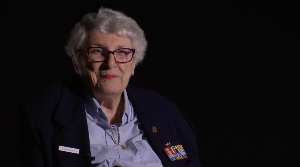 DeptVetAffairs's tweet photo. Navy Veteran Villa Hovis shared her experience as a nurse with the Vietnam War Commemoration, a project that preserves Vietnam Veterans’ memories. Hovis was one of only seven Navy women nurses in Vietnam at the time of her service. Read more at https://t.co/niQtHqAibn https://t.co/wvNoEifdSb