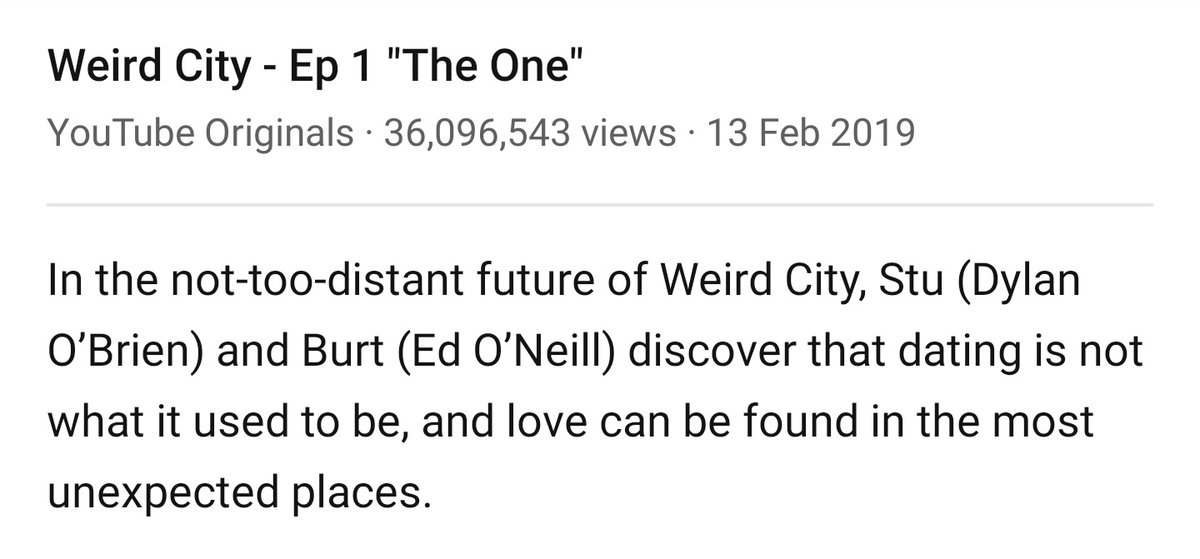 felix recommended the episode 1 of the serie & #39;weird city& #39; and said how this story made him feel warm and happy!!