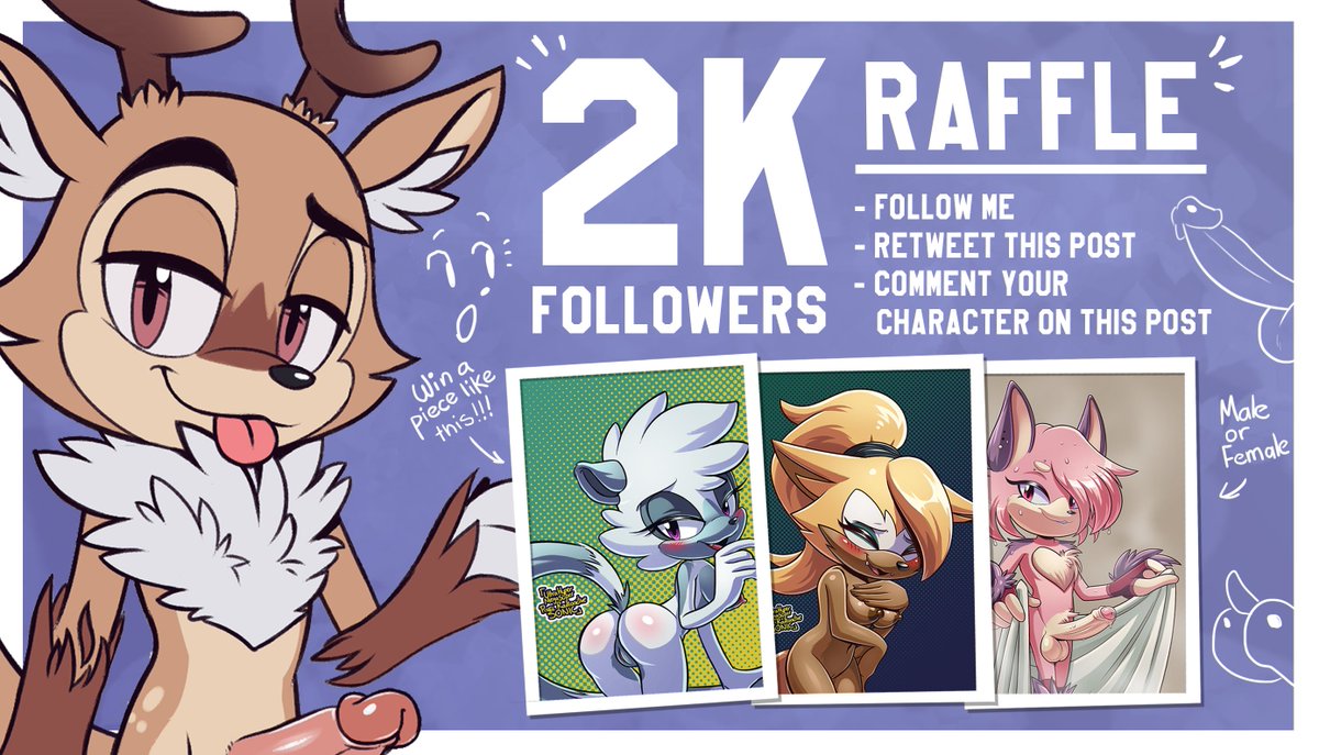 UltraHyper's tweet photo. ✨+2000 FOLLOWERS ART RAFFLE✨
Thank you so much for all the support 💛

Win a Half-Body Cell-Shaded Piece!
To enter:

🍕 FOLLOW
🍕 LIKE and RETWEET
🍕 COMMENT YOUR CHARACTER (Mobian/Furry)

📅Raffle ends March 24th

Good luck for everyone! https://t.co/V7riaoyjVF