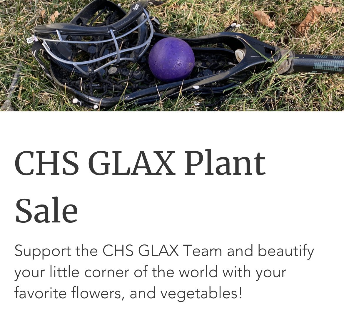 Please consider supporting CHS GLAX through our fundraiser! my.cheddarup.com/c/chs-glax-pla…