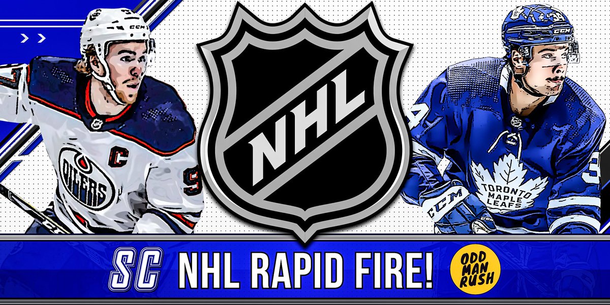 SportChat2021's tweet photo. Episode 4: Let’s hear from @OddManRushYT about his Stanley Cup favourites, top 10 players in the league, and his favourite divisions to watch!

Watch: https://t.co/FI5I2G5F7b

#HockeyTwitter  #nhl #hockey https://t.co/BcD8iGivp6