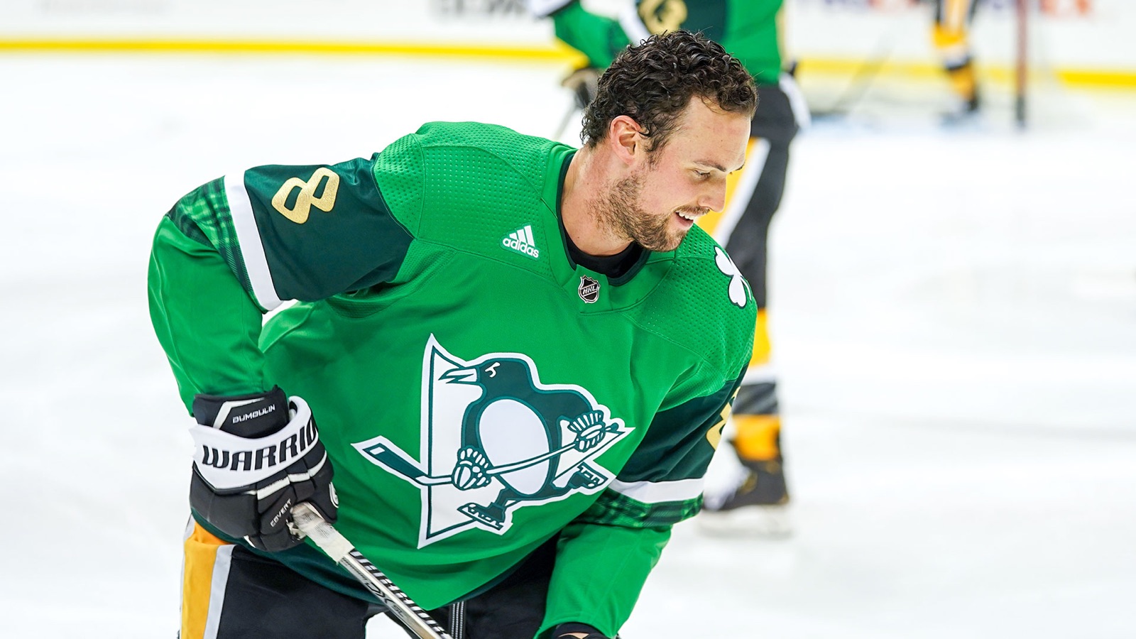 Pittsburgh Penguins on X: These green warmup jerseys though 😍 Support the  @pensfoundation by bidding on your favorite:    / X