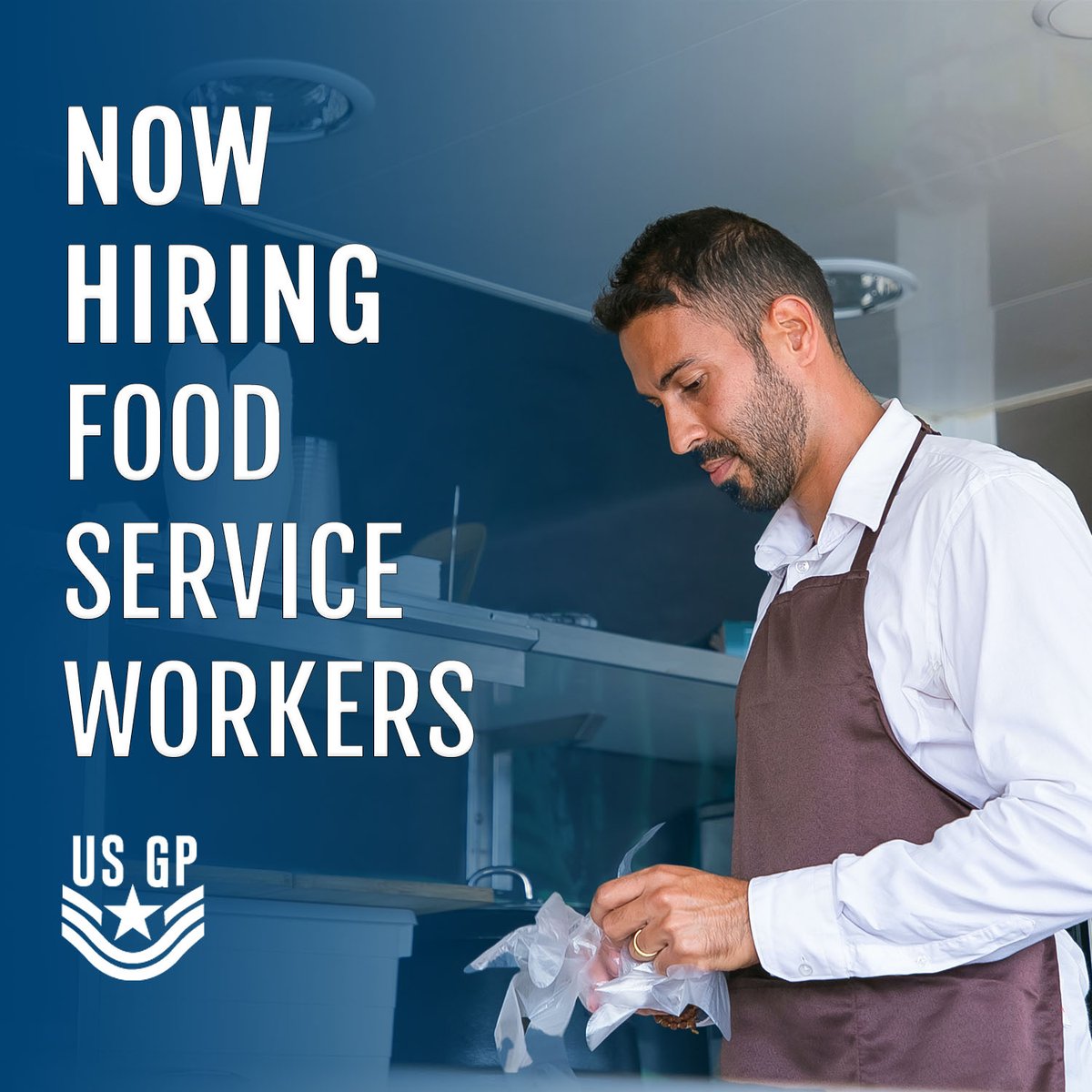 USGP (@myusgp) on Twitter photo Are you looking for a job with great pay and benefits? USGP is NOW Hiring Food Service team members at Madigan Army Medical Center. No previous experience required.
For more information E-mail the professionals at USGP today at recruiter@usgotpeople.com
#NowHiring #SATX #USGP Are you looking for a job with great pay and benefits? USGP is NOW Hiring Food Service team members at Madigan Army Medical Center. No previous experience required.
For more information E-mail the professionals at USGP today at recruiter@usgotpeople.com
#NowHiring #SATX #USGP