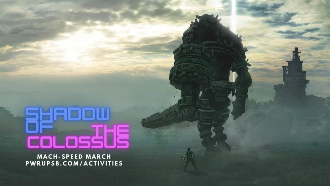 PwrUpCon's tweet photo. Ancient speedrunning techniques? Count us in! This week we've got players from the Team ICO community participating in an Any% Shadow of the Colossus speedrun. Join us tonight at 7:30 pm ET to learn more about the game: https://t.co/IUYJC7LOc5 #machspeedmarch #GameOn https://t.co/RV28D0lKpr