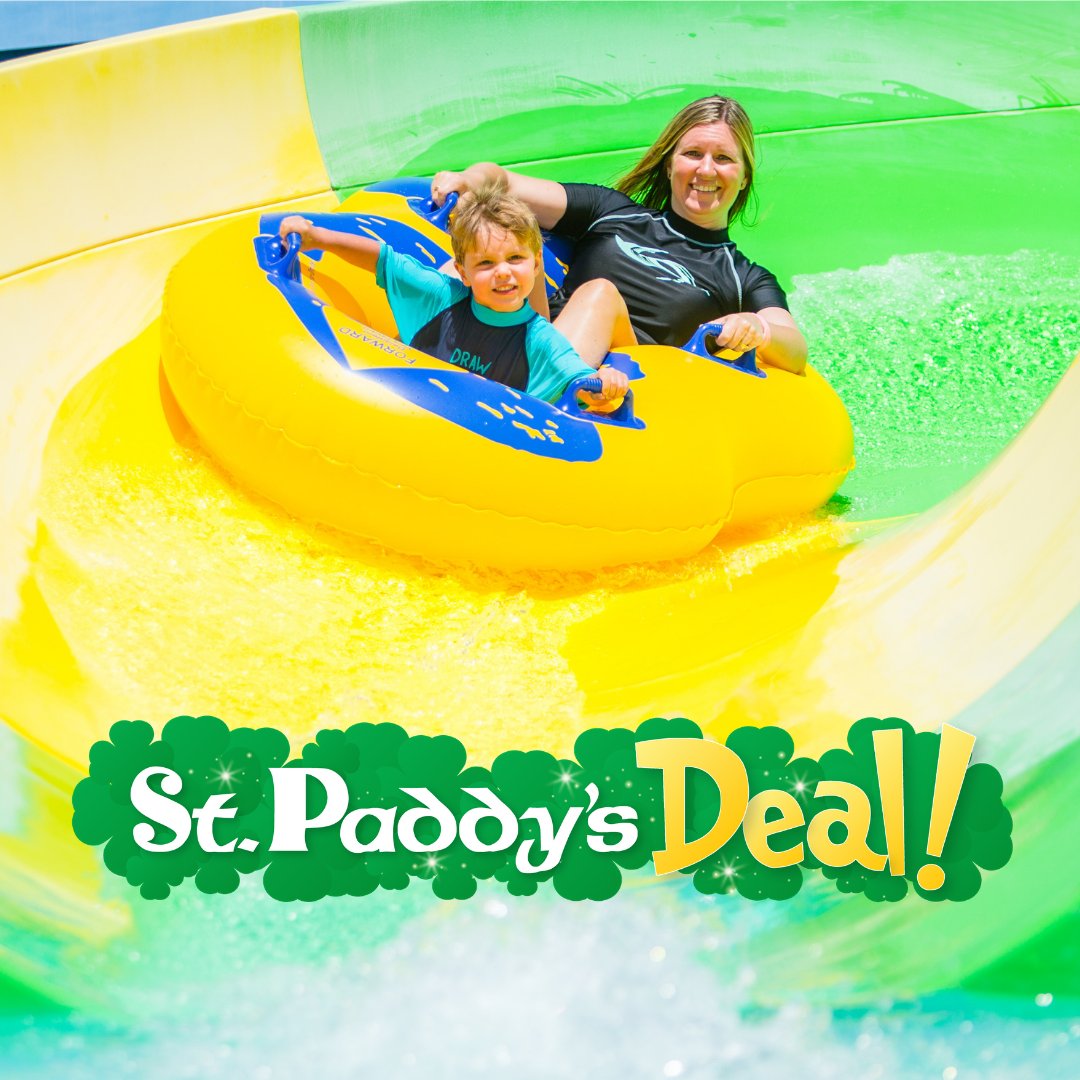 🍀 You're in luck! $40 Day Tickets today only.
🌈 Enter promo code LUCKY at ragingwaterssydney.com.au