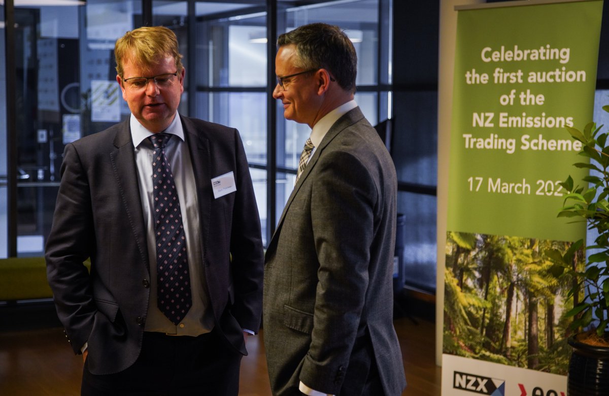 🇳🇿Minister for Climate Change <a href="/jamespeshaw/">James Shaw</a> formally opened the 1st bidding window at 9am this morning – ushering in auctions under the NZ ETS, one of the NZ Govt’s main tools for meeting domestic and international climate policy targets - etsauctions.govt.nz #emissions