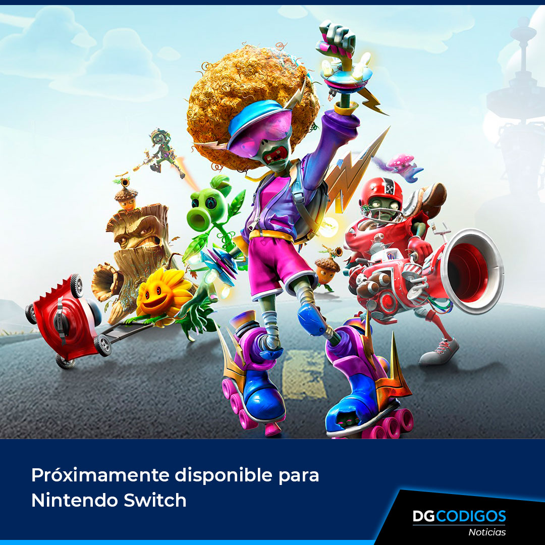Plants vs. Zombies: Battle For Neighborville Complete Edition" será lanzado este 19 de marzo para la plataforma de Nintendo.. Así que corre y adquiere tus gift card para obtener este gran juego #Nintendo #NintendoSwitch #Videogame #dgcodigos