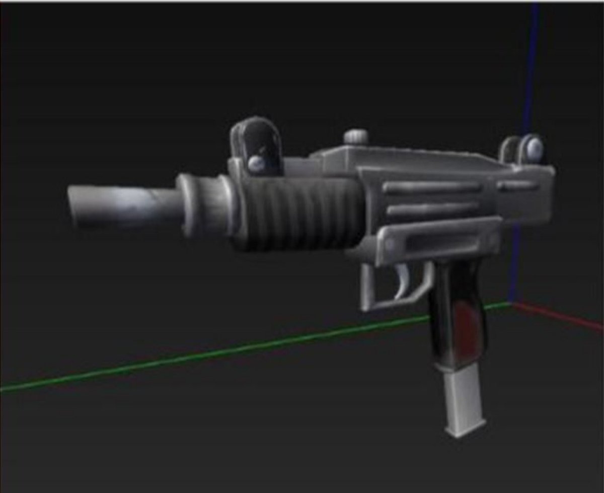 WhyFortnite15's tweet image. Oh I see the UZI is showing his self in the leaks and yeah we will probably have him as a gun this season why not? right @FortniteGame?