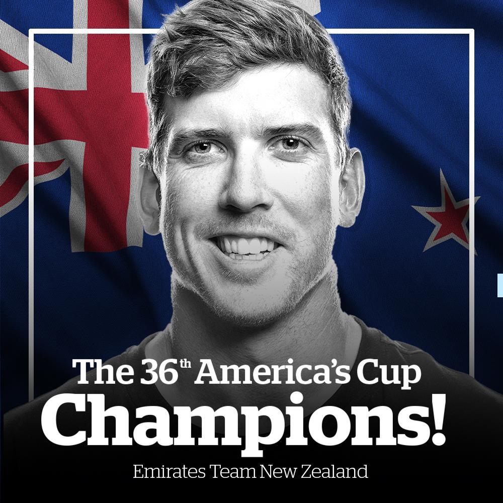 #BREAKING "The America's Cup is New Zealand's Cup"

Team New Zealand have successfully defended the 36th America's Cup! 🍾🍾

Follow live ➡️ bit.ly/38NEr02