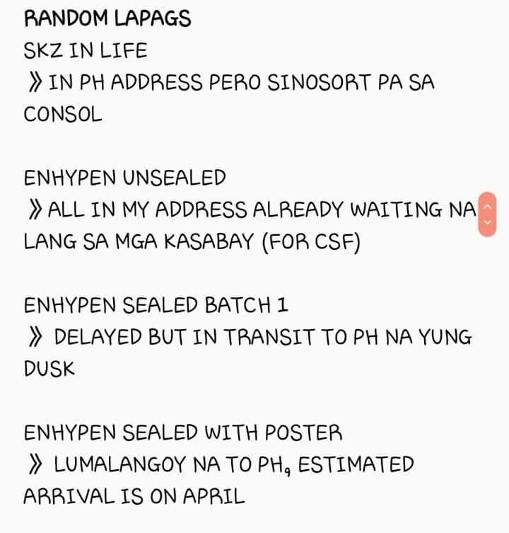 fS2U_ph's tweet photo. #FrSTY_Updates 📌
Mass update! Please click the pictures below for the update/status of your order/s.
If there's any concerns/questions, please DM us. Also, kung may hindi may nasamang item pasabihan po kami para ma-check po namin kung ano pong status. https://t.co/aH0YlST326