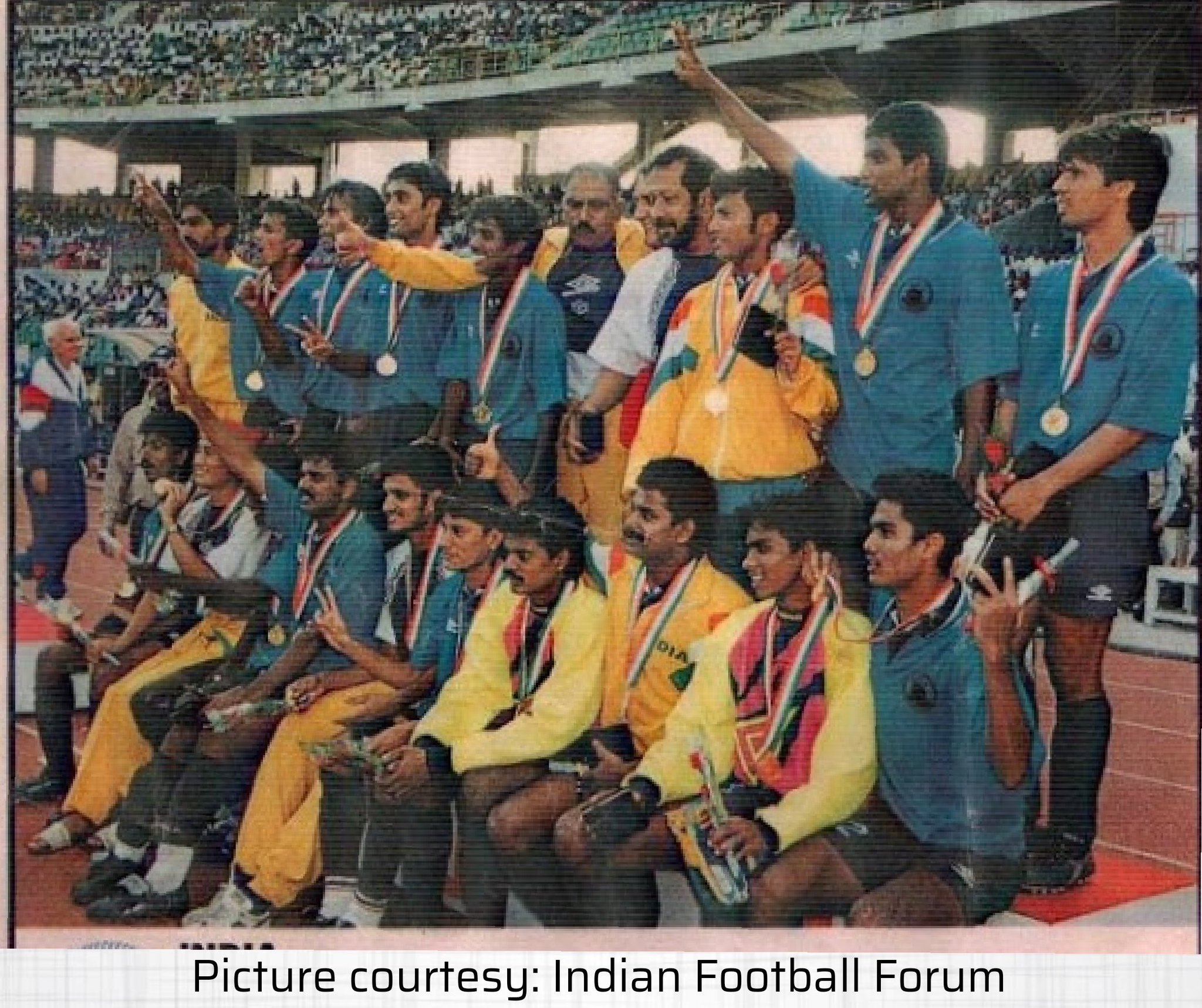 IndianFootball_History on Twitter "India won gold in 1995 SAF Games at Chennai with Rustam
