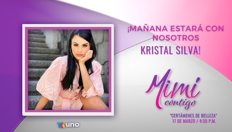 MAÑANA tendremos a una hermosa mujer, nuestra querida <a href="/KristalSilva_/">KRISTAL SILVA</a> estará con nosotros en el foro hablando de “certámenes de belleza”. 💅🏼💁🏼‍♀️

A las 4:30 p.m. en #MimíContigo