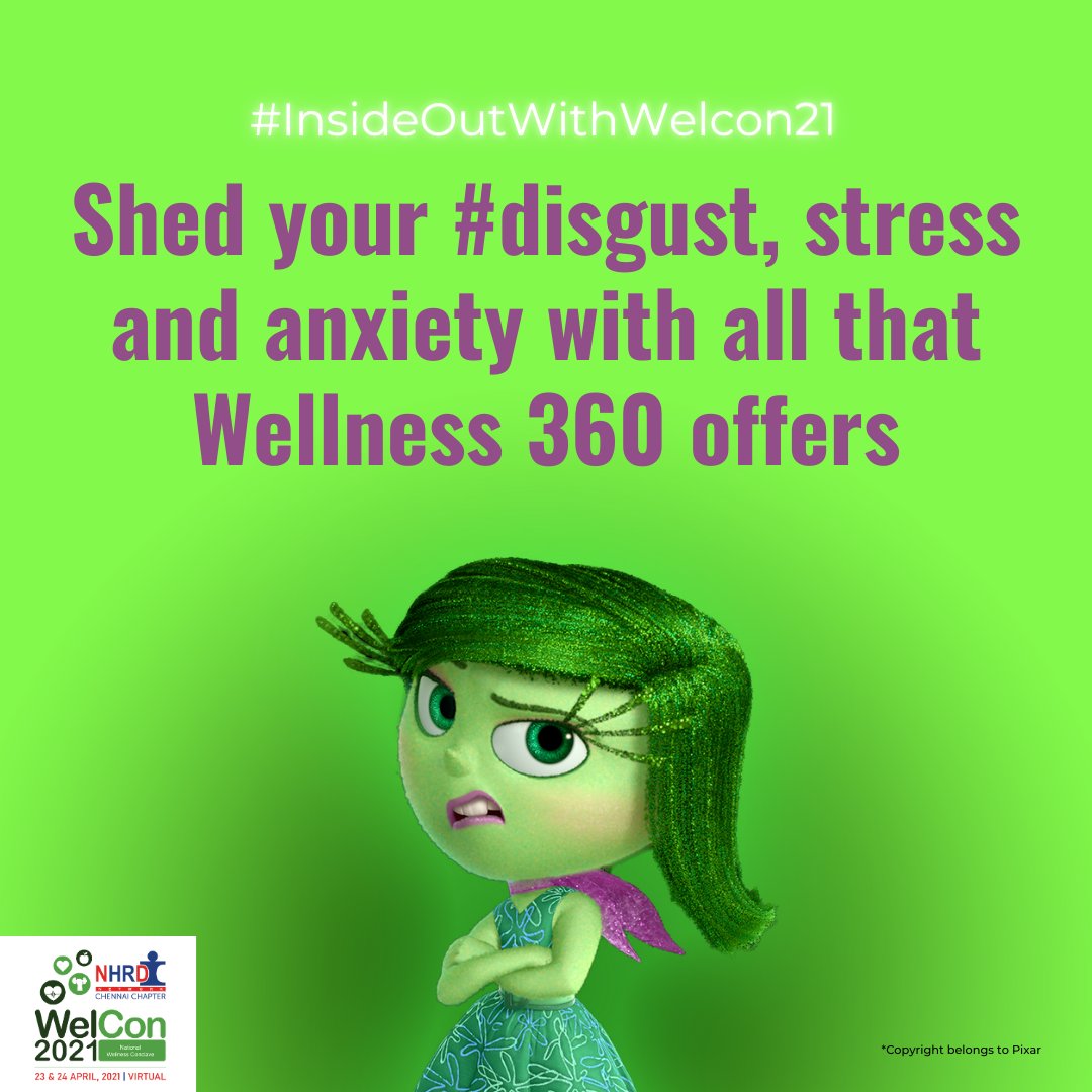 NhrdChennai's tweet photo. How can #organizations mitigate #workplace stress and anxiety? Tune in to #welcon21 as we set the stage for the foremost speakers and industry leaders to highlight #wellness360. Visit https://t.co/rV9xMerTuy #employeewellbeing #insideoutwellness #wellnessconference #wellness https://t.co/vtZ79rdly4