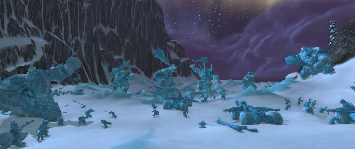 TheMiniGoddess's tweet photo. I wonder what happened here... #Thunderfall #Stormpeaks #WorldofWarcraft https://t.co/B9Bfmsvipg