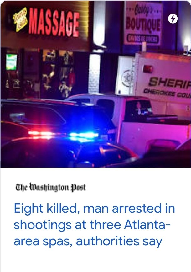Asian people are literally being hunted in America. And the media refuses to call these killings a hate crime all while people continue to insist that asians "don't experience REAL race issues." I'm so angry &amp; sad for the AAPI community. Media: It's time to STEP the hell UP.
