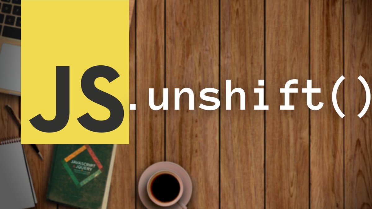 DailyCodeBuffer's tweet image. NEW VIDEO! - JavaScript unshift() Array function | JS Buffer
Link: youtu.be/0rzuigqvsao
#JavaScript #javascriptjobs #javascripttutorial #javascriptengineer #100DaysofCode #100dayschallenge #100dayschallenge #coding #programming #developer #unshift