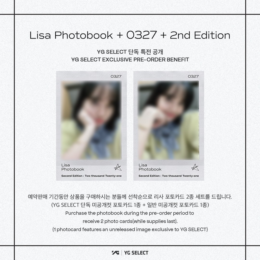 iLoveKpopShop's tweet photo. 🚩เปิดพรี #LISAPHOTOBOOK [0327] VOL.2 SECOND EDITION

🎁KTOWN GIFT 1050 ฿
🎁YG GIFT 1090 ฿
❤️มัดจำ600
❤️รวมภาษีแล้ว

📮ส่งด่วน100 ต่อไป+20

▶️สั่งซื้อ https://t.co/jxajrw0TMk
ดูที่ https://t.co/xmeI28jYey

#ตลาดนัดblackpink #ตลาดนัดบพ  #ตลาดนัดแบล็คพิ้งค์ #ลิซ่า #LISA #blackpink https://t.co/kk2lIRHrvp
