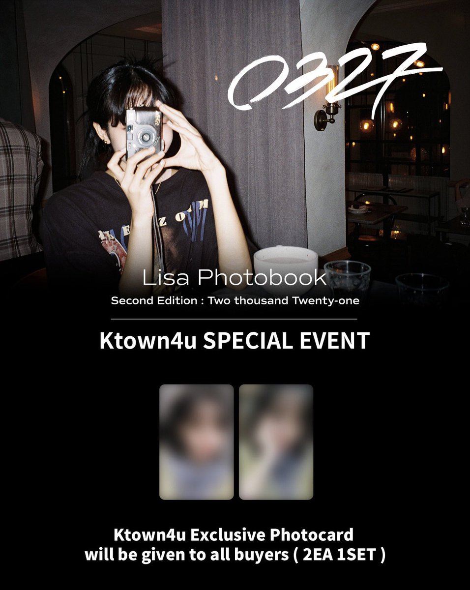 iLoveKpopShop's tweet photo. 🚩เปิดพรี #LISAPHOTOBOOK [0327] VOL.2 SECOND EDITION

🎁KTOWN GIFT 1050 ฿
🎁YG GIFT 1090 ฿
❤️มัดจำ600
❤️รวมภาษีแล้ว

📮ส่งด่วน100 ต่อไป+20

▶️สั่งซื้อ https://t.co/jxajrw0TMk
ดูที่ https://t.co/xmeI28jYey

#ตลาดนัดblackpink #ตลาดนัดบพ  #ตลาดนัดแบล็คพิ้งค์ #ลิซ่า #LISA #blackpink https://t.co/kk2lIRHrvp