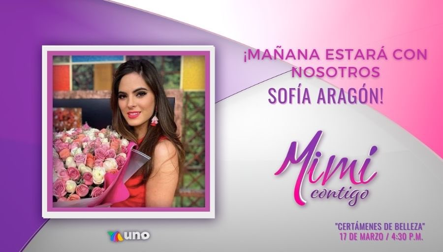 La mujer más hermosa de México que dejó impresionado al mundo con su belleza e inteligencia estará con nosotros MAÑANA, ella es <a href="/OficialMxU/">Sofía Aragón</a>. 💐💅🏼

A las 4:30 p.m. hablaremos de “Certámenes de belleza”. 💁🏼‍♀️💖