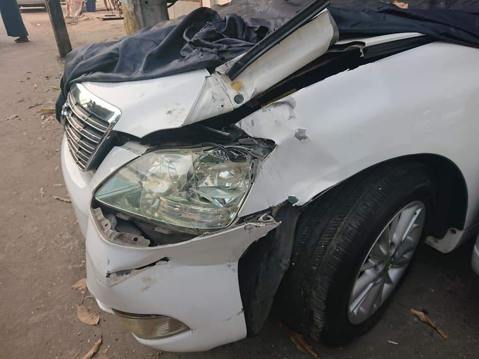 In South Oakkala,vehicles were destroyed last night by terrorists&amp; they destroyed CCTV in street.

RESTORE MOBILE DATA
#WhatsHappeningInMyanmar  #Mar17Coup