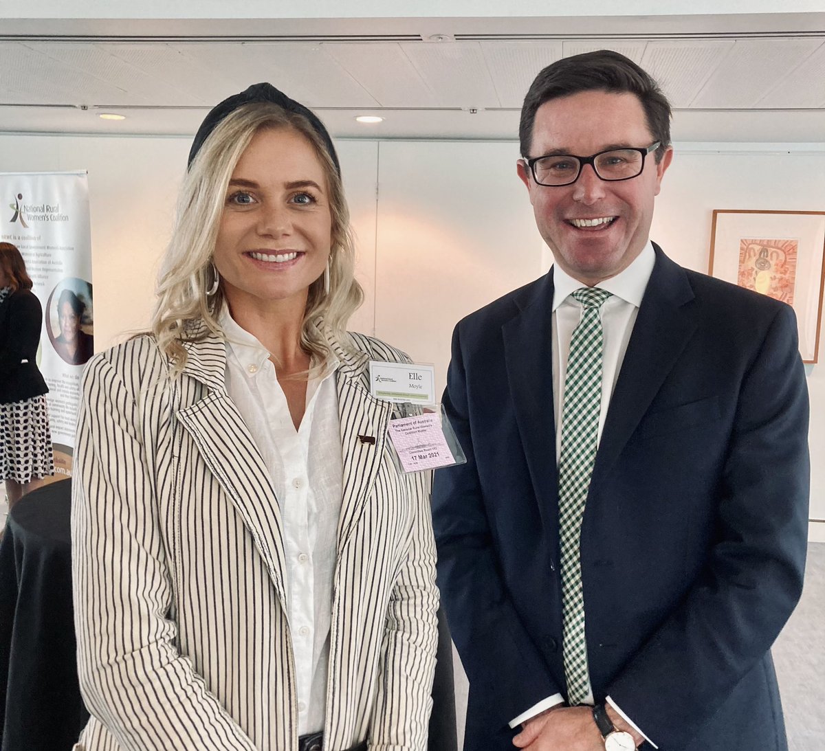 Lunch with the Minister of Agriculture today discussing all the current issues in Australian ag 

#nrwc #australianagriculture