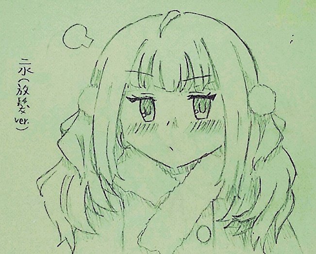 NatauAme's tweet photo. #地名擬人 #オリジナル
＃女の子　#落書き
#二水 https://t.co/qEgLlevai6