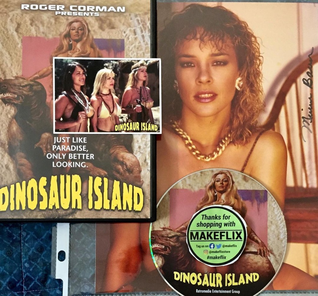 makeflix's tweet photo. Calling Monster Island on Instagram: “DINOSAUR ISLAND #dinosaurisland #antoniadorian #griffindrew #michellebauer #nikkifritz #beckylebeau #deborahdutch #fredolenray #jimwynorski #rogercorman #davidcarradine #retromediaentertainment #makeflix” https://t.co/VBX6zfChWe https://t.co/9udNeCvj8p
