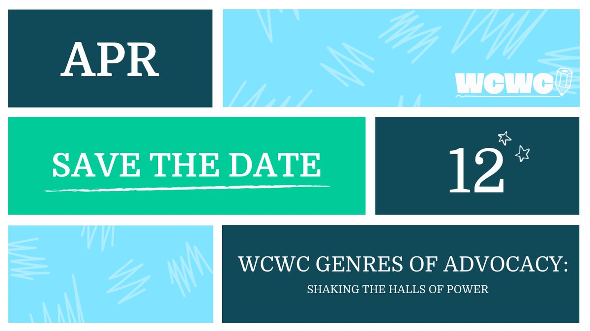 Save the date! 🗓 Join us on April 12th at 6pm for an exciting conversation with activists on how they use different genres of writing to create change
