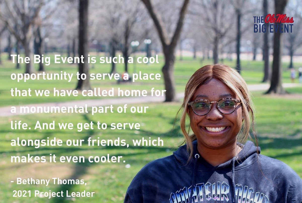 OleMissBigEvent's tweet photo. Our final #facesofolemiss feature is Bethany Thomas! https://t.co/d6msLgcrLV