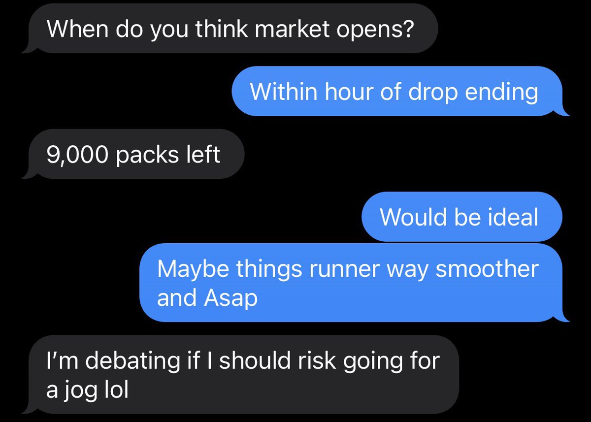 Types of questions I get these days.  #wenpacks #wenmarket #topshotislife