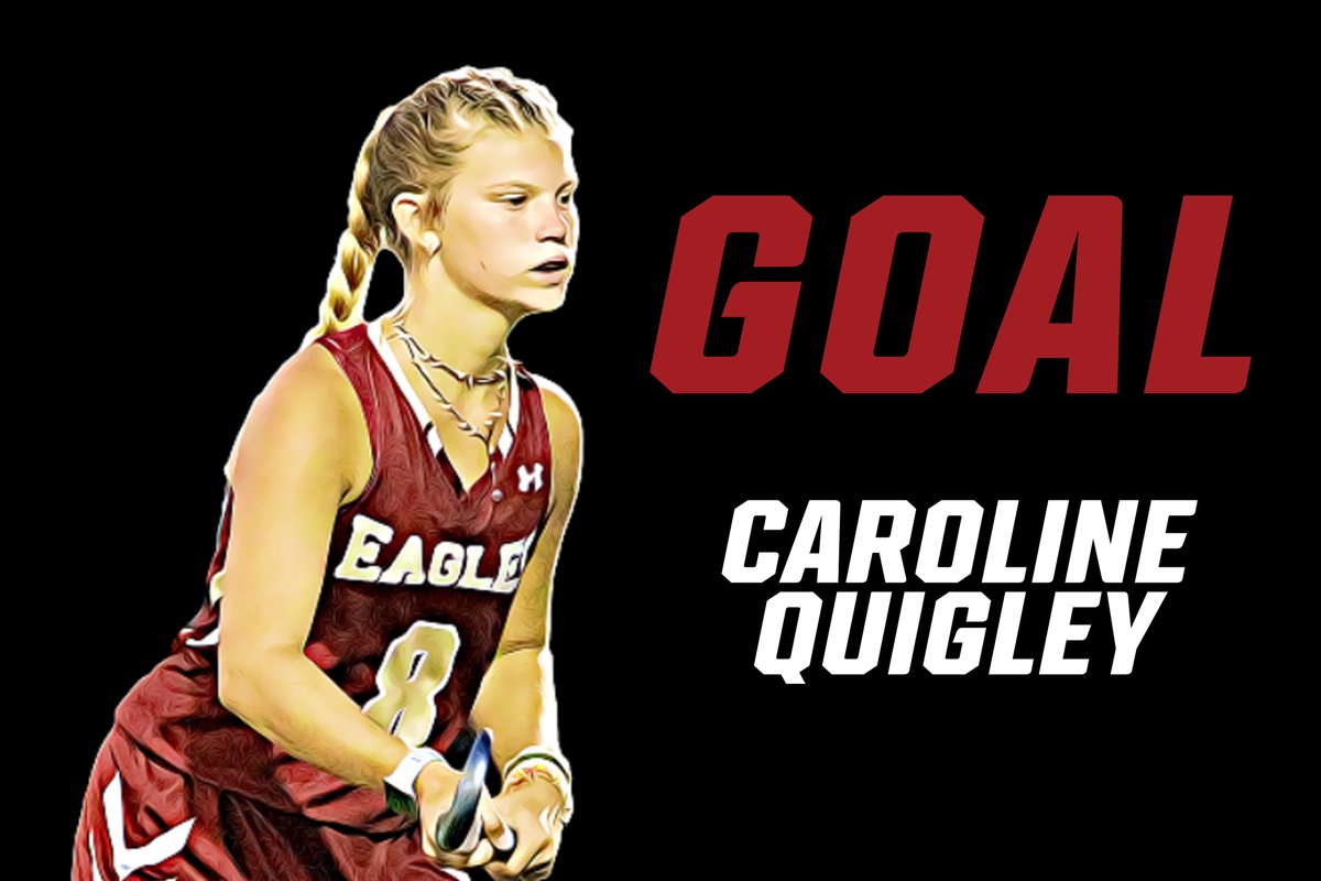 BCAthletics's tweet photo. Caroline Quigley scores in the 4th to force OT, and @BridgewaterFH is going to overtime vs. Roanoke #BleedCrimson #GoForGold https://t.co/1P85aOZrSi