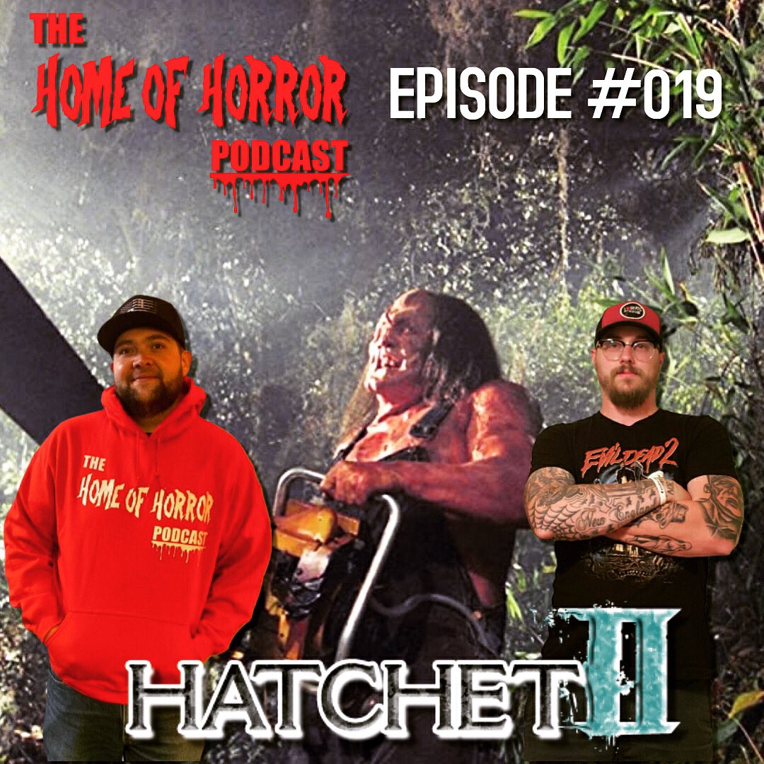 Episode 19 is here! Part 2 of our Hatchet series is a good one (click link in bio) be sure to listen or watch us and subscribe on YouTube.We had a lot of fun breaking down the best kills and the best moments from Victor Crowley #HorrorFam #HorrorCommunity #horrorfan #HorrorFamily