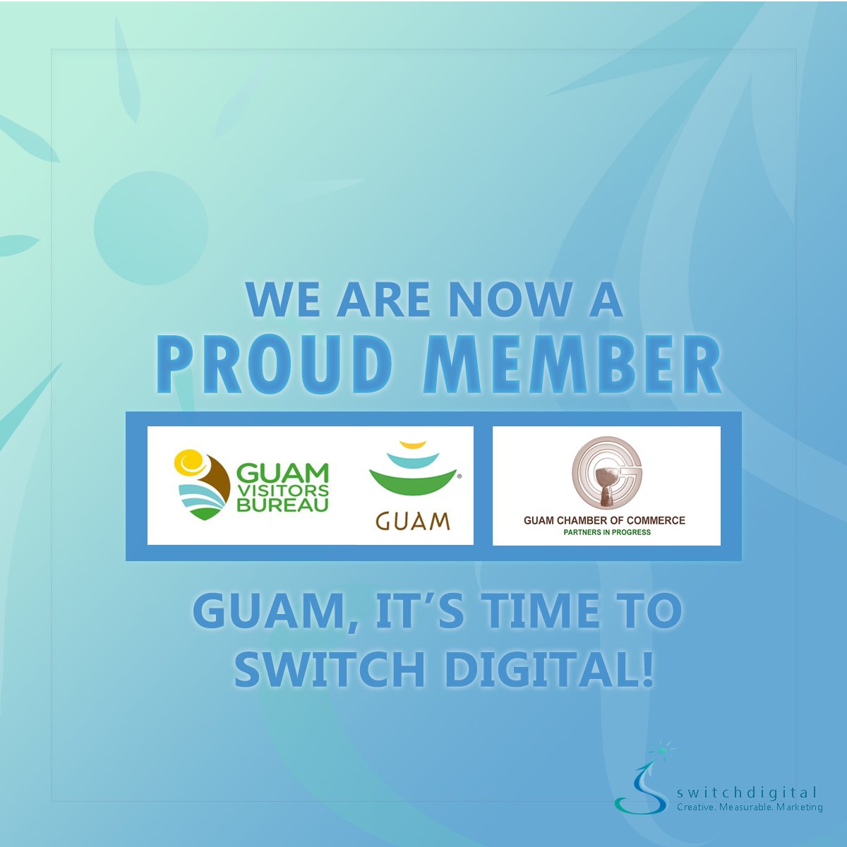 switchdigitalGU's tweet image. D-15 What a way to start our 15-day to launch countdown. 💙 We are now a proud member of Guam Visitors Bureau and Guam Chamber of Commerce.

Our website will be live on 3.30.2021. Save the date. 
What a productive week indeed! 

#switchdigital
#guamdigitalmarketing
#guammarketing