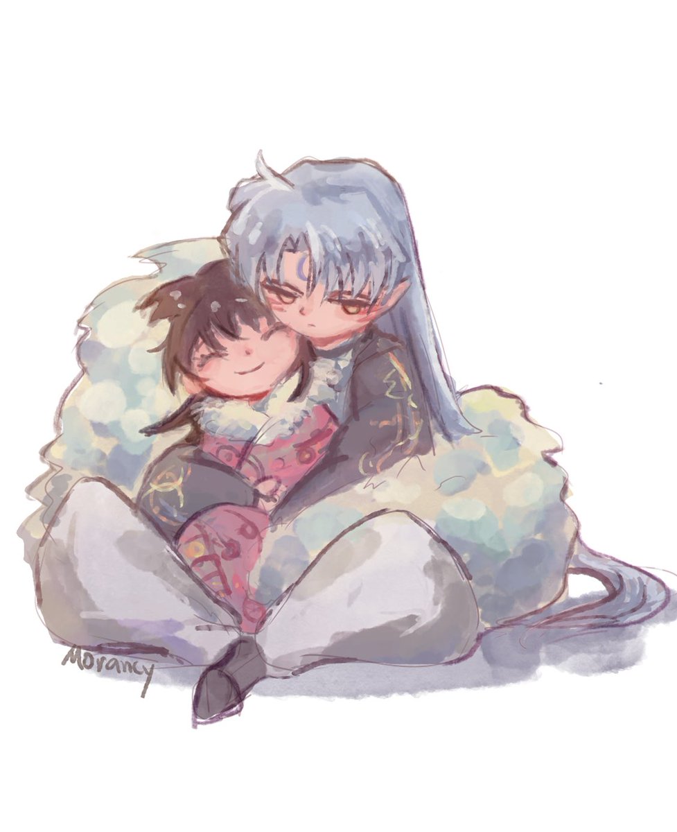 Morancy10's tweet photo. 🧣🧦🧤 stay warm 
#sesshomaru #sessrin #半妖の夜叉姫 https://t.co/utNbPT78pf