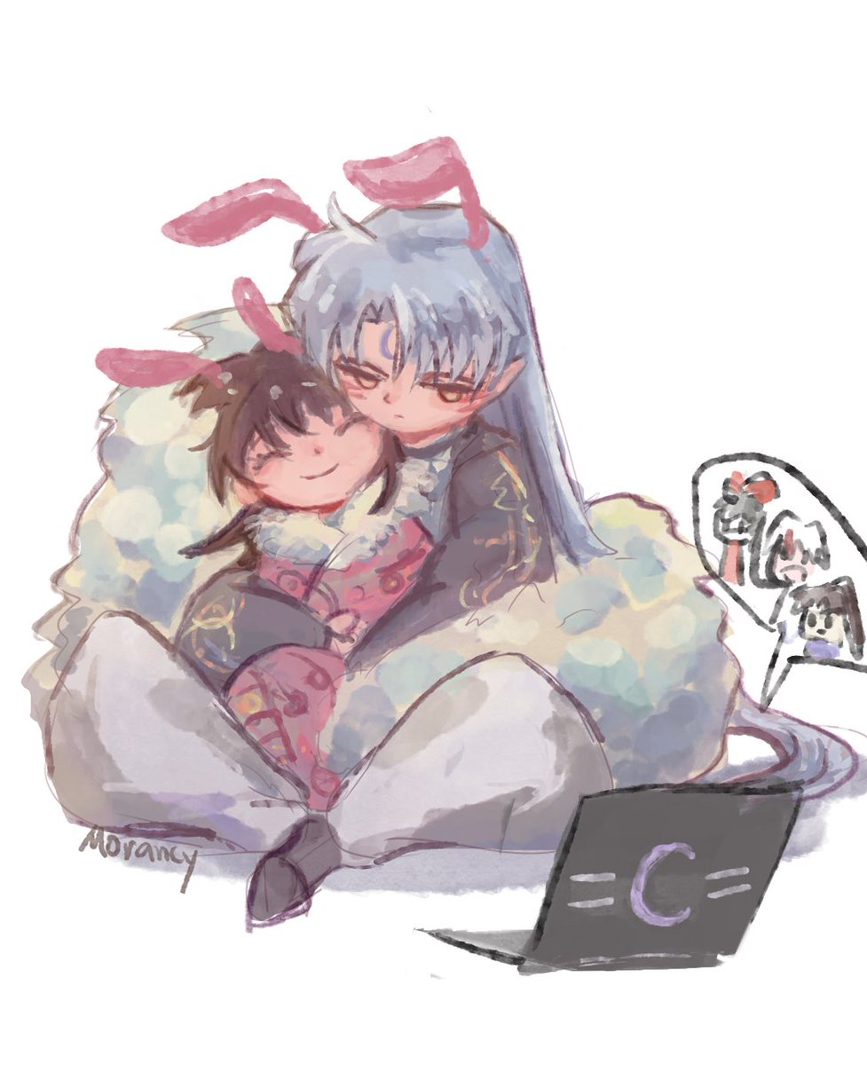 Morancy10's tweet photo. 🧣🧦🧤 stay warm 
#sesshomaru #sessrin #半妖の夜叉姫 https://t.co/utNbPT78pf