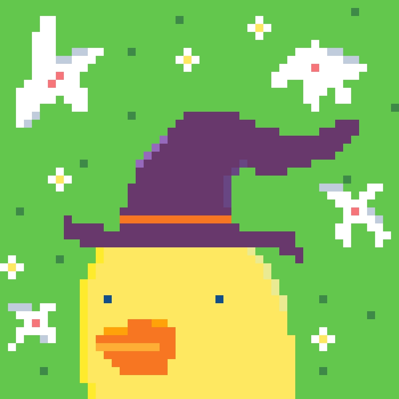 Raininpo1's tweet photo. I drew a wizard duck *puts on shades*
#pixelart #duck #wizardduck #wizard #pixel #digital #digitalart https://t.co/Q6zs7iHh6w
