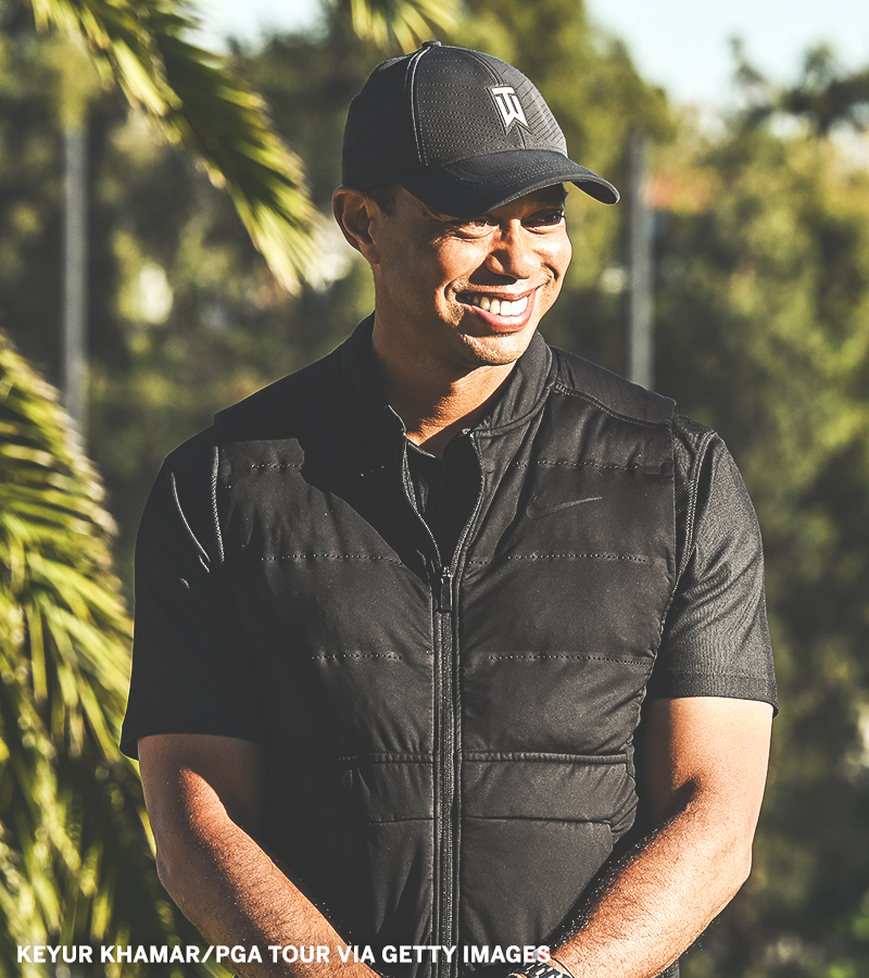 SportsCenter's tweet image. Tiger Woods announced that he is back home and continuing his recovery.

(via @TigerWoods)