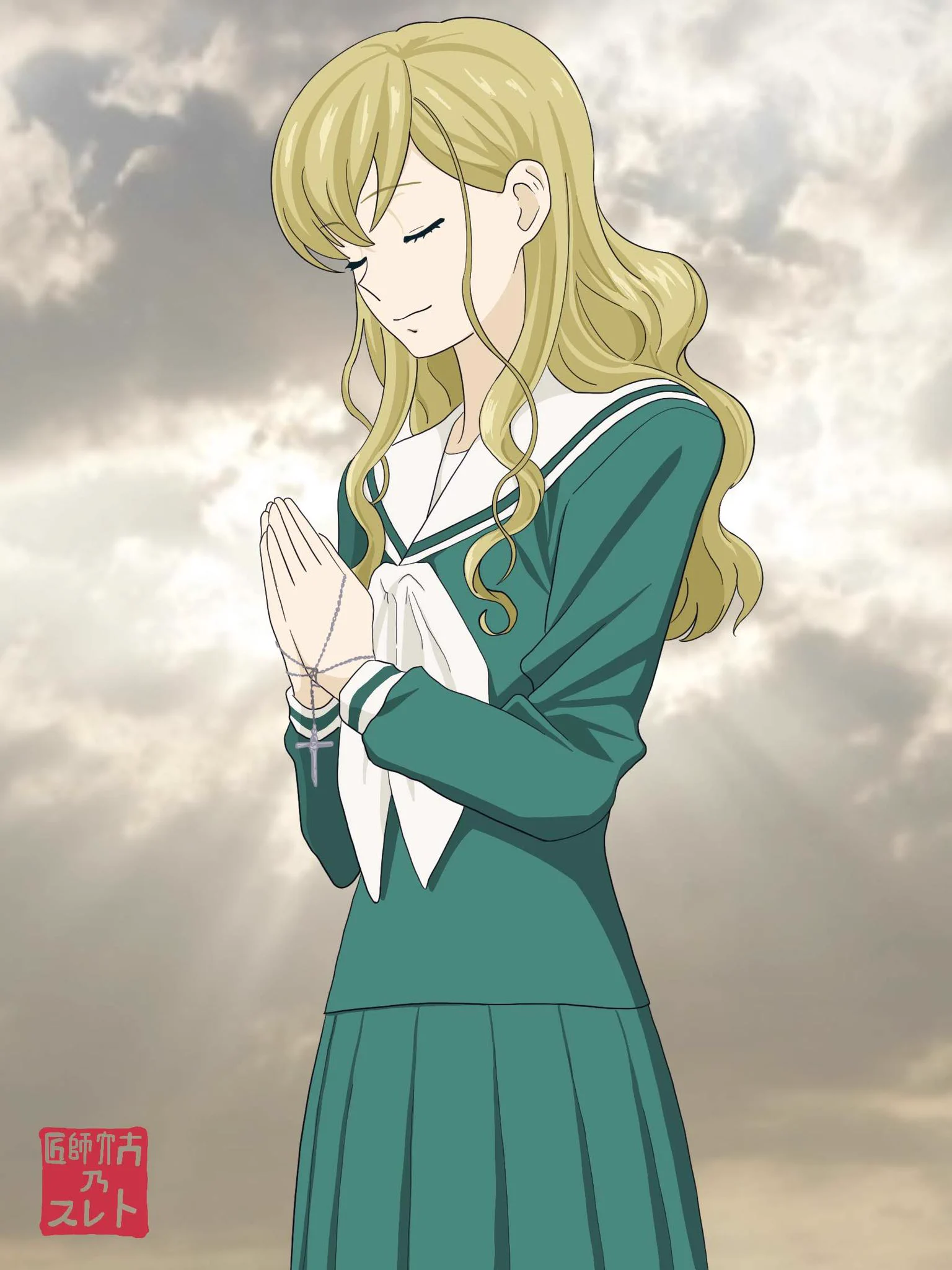 @siro_ruu （ - 人 - ）元気になりますよう祈願します 